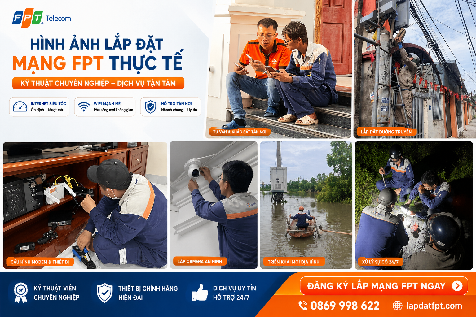 hình ảnh thực tế lắp mạng fpt